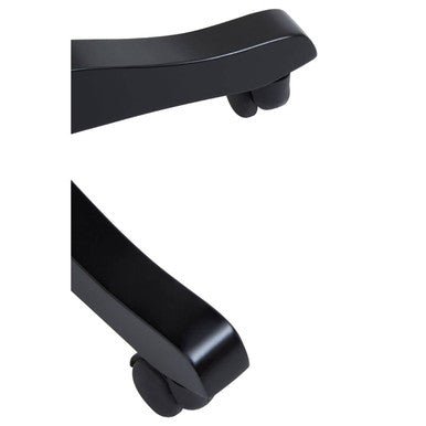 Walson Black Leather Effect Home Office Chair