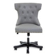 Walson Grey Leather Effect Home Office Chair