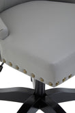 Walson Grey Leather Effect Home Office Chair