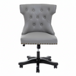 Walson Grey Leather Effect Home Office Chair