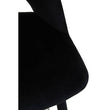 Warren Black Velvet Bar Chair