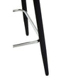 Warren Black Velvet Bar Chair