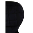 Warton Black Velvet Bar Chair