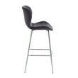 Warton Grey Velvet Bar Chair