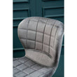 Warton Grey Velvet Bar Chair