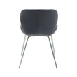 Warton Grey Velvet Dining Chair