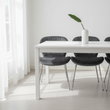 Warton Grey Velvet Dining Chair