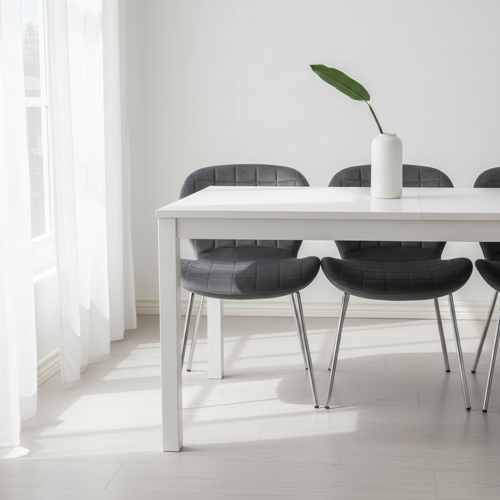 Warton Grey Velvet Dining Chair