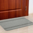 Washable Designer Bordered Grey Rug | 116G