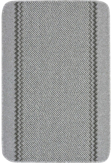 Washable Designer Bordered Grey Rug | 116G