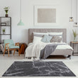 Washable Rug Carina Dark Grey | 6952D