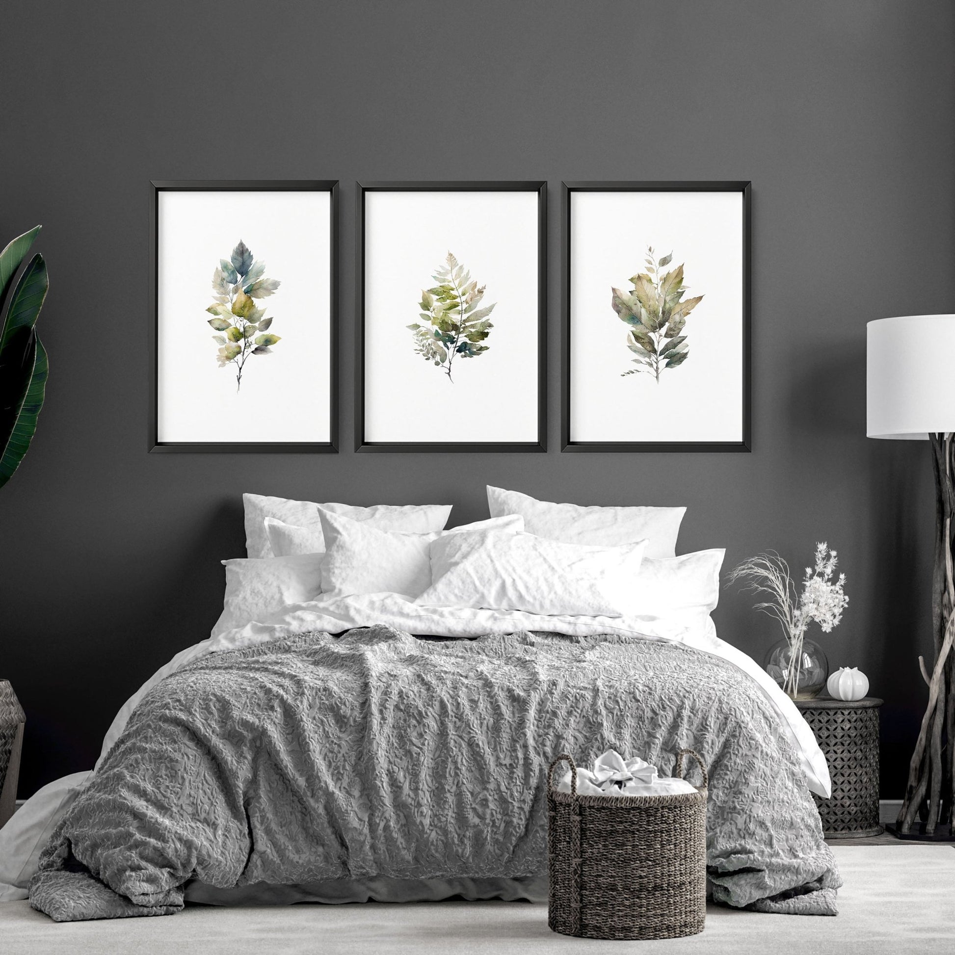 Watercolour Botanical | Set of 3 wall art prints