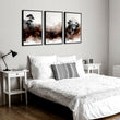 Watercolour Paintings Japanese Landscape Bonsai Tree & Bridge wall art displayed on a wall in a styled room — view 7