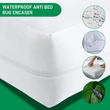 Waterproof Anti Bed Bug Mattress Protector Extra Deep Hypoallergenic Dust Mite Barrier Zipper Encaser