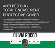 Waterproof Anti Bed Bug Mattress Protector Extra Deep Hypoallergenic Dust Mite Barrier Zipper Encaser