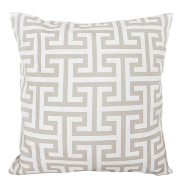 Waterproof Breathable Milano Natural Hollowfibre Filled Cushions 43x43cm for Outdoor Garden Bench Sofa or Indoor Use