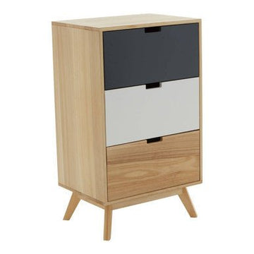Watson 3 Drawer Bedside Table