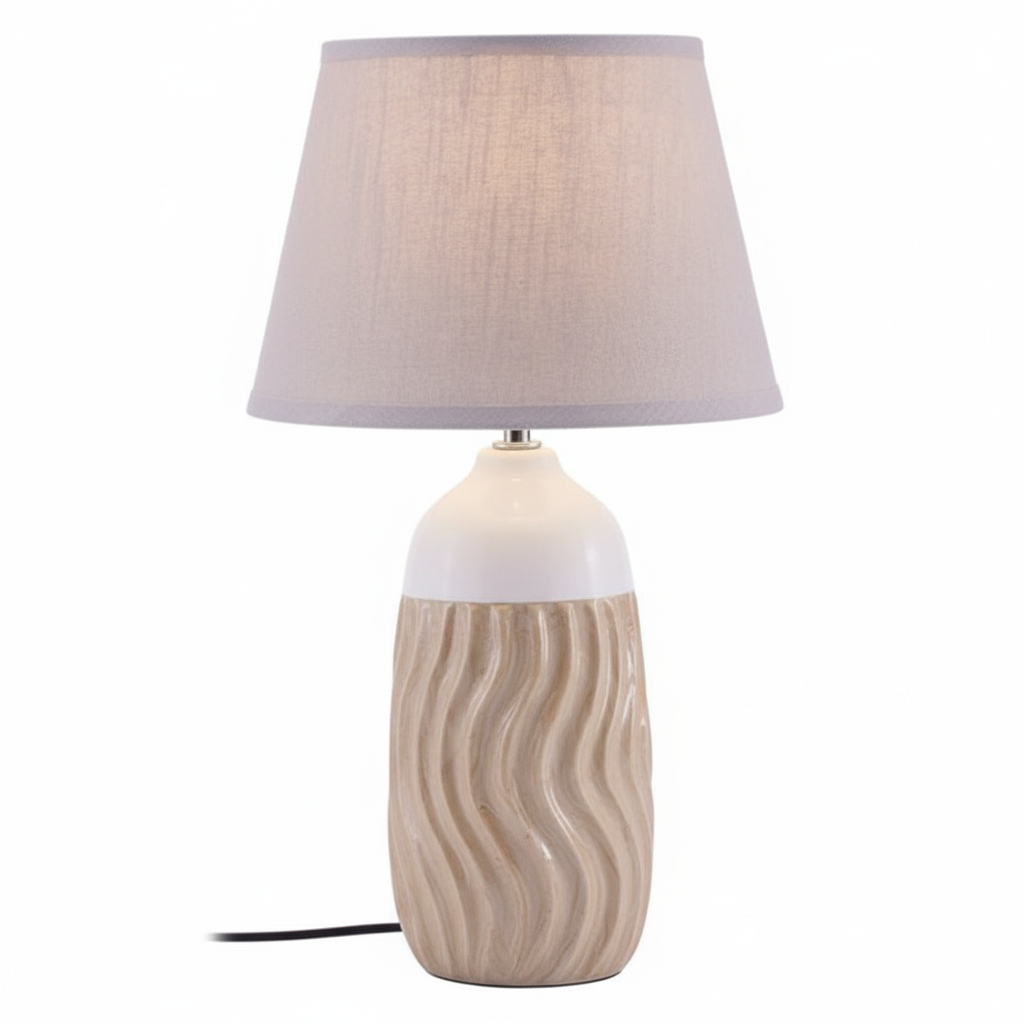 Welma Beige Ceramic Table Lamp