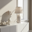 Welma Beige Ceramic Table Lamp