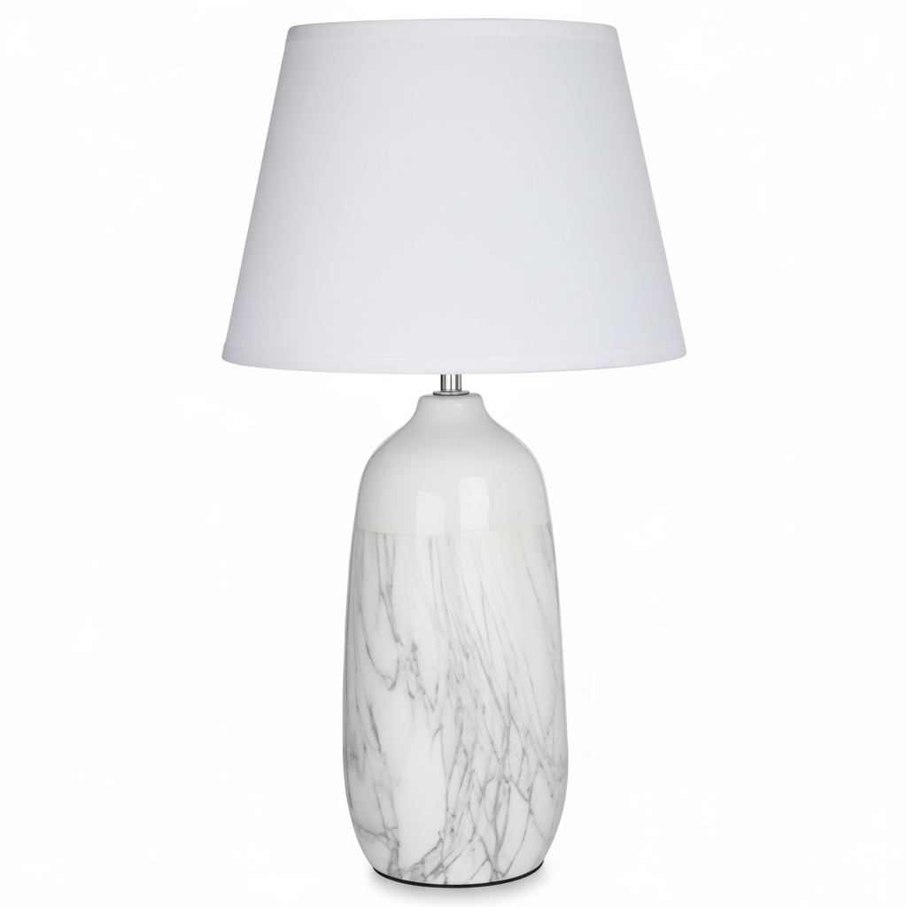 Welma White Ceramic Table Lamp
