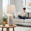 Welma White Ceramic Table Lamp