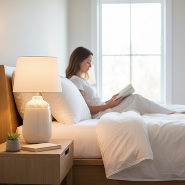 Wenita White Ceramic Table Lamp
