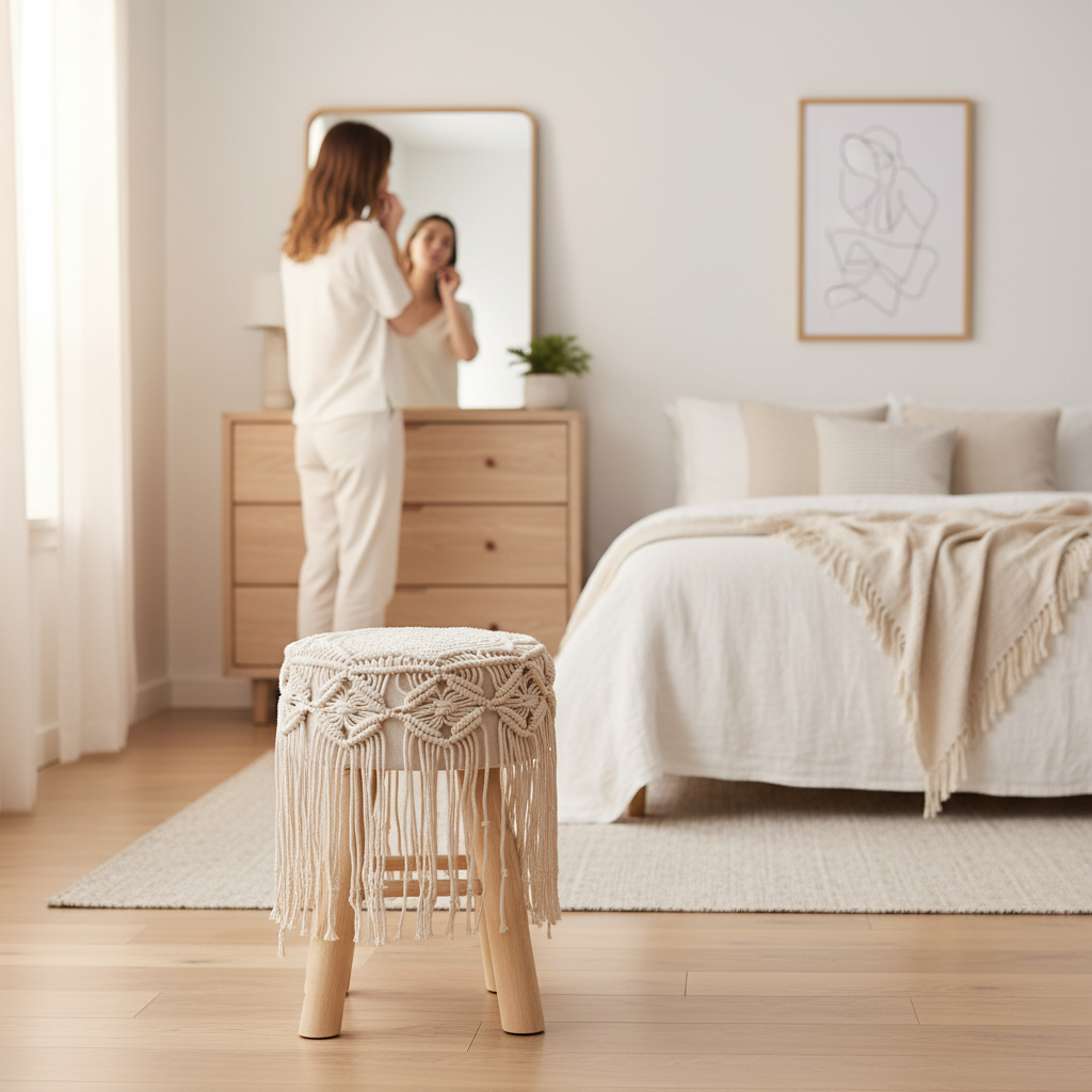 West Village Weave Seat Stool