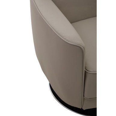 Wester Mink Leather Effect Chair