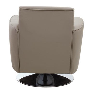 Wester Mink Leather Effect Chair