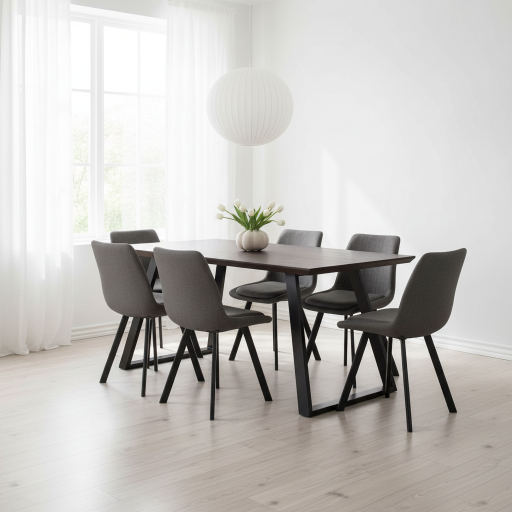 Westford Dining Table With 6 Chairs Set