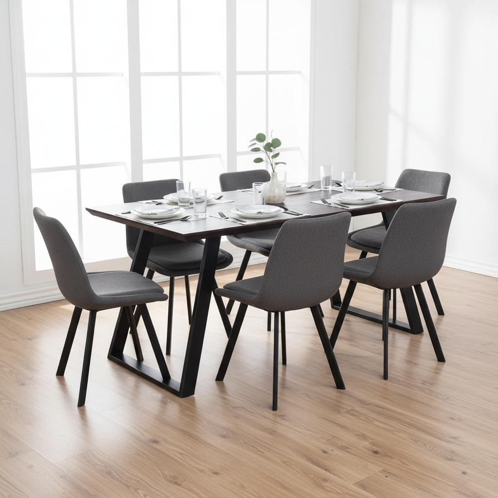 Westford Dining Table With 6 Chairs Set