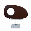 Westo Natural Wood Horizontal Sculpture With Travertine Base