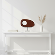 Westo Natural Wood Horizontal Sculpture With Travertine Base