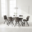 Weston Marble Effect Dining Table With 6 Chairs Set