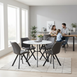Weston Round Grey Dining Set