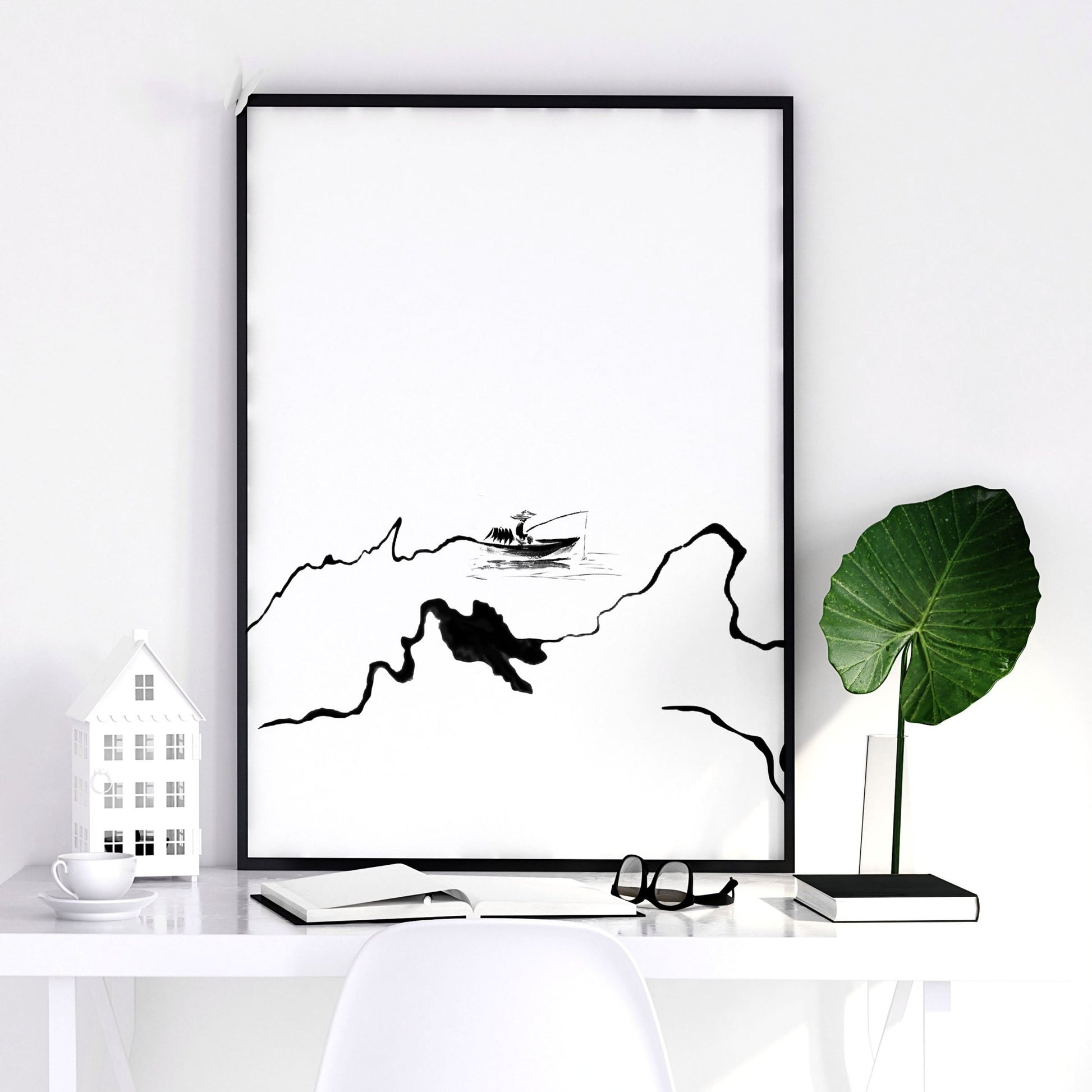 White And Black Prints | Set of 3 wall art prints