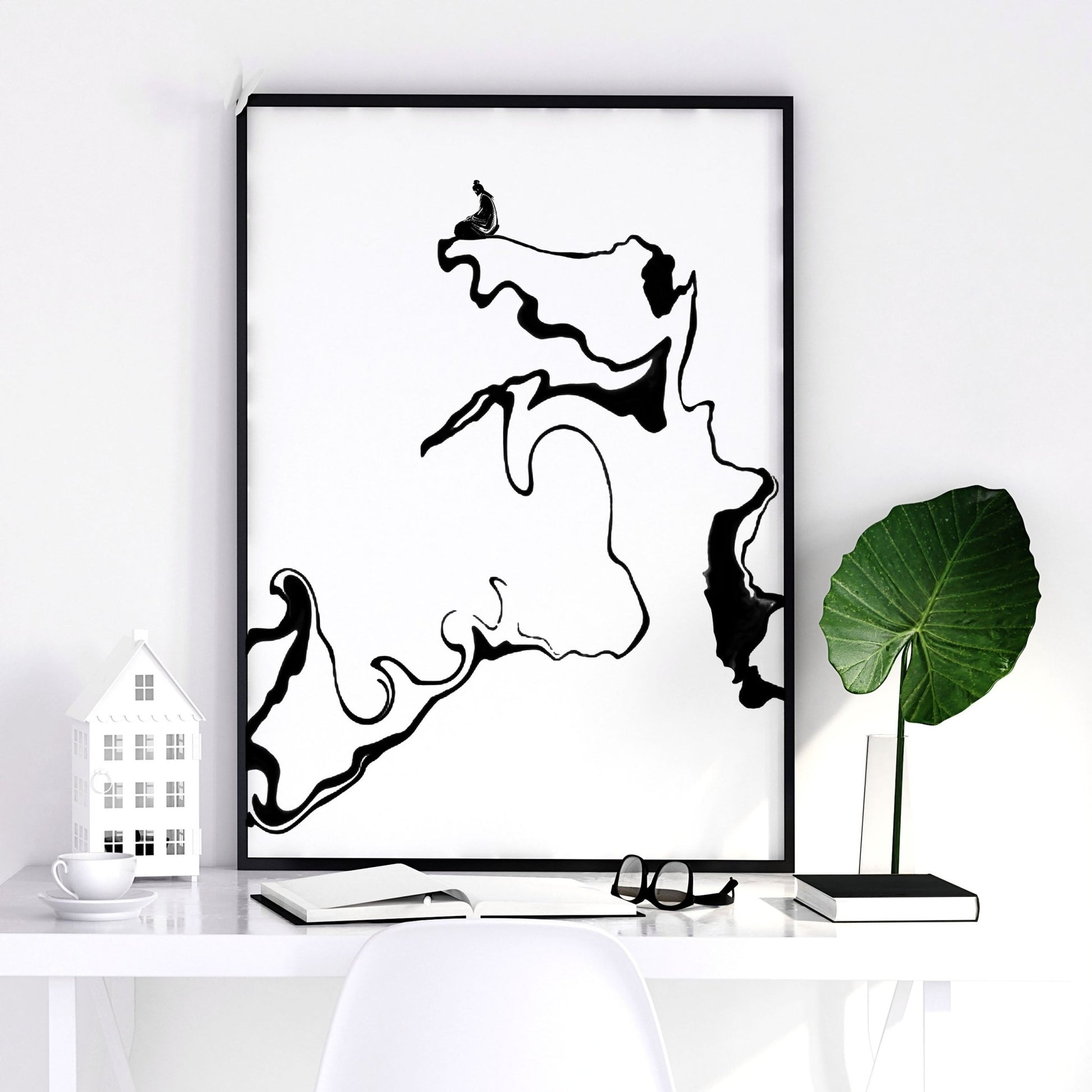 White And Black Prints | Set of 3 wall art prints