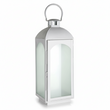 White Wash Large Mild Steel Lantern