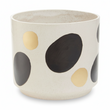 Yuri White And Gold Spotted Planter