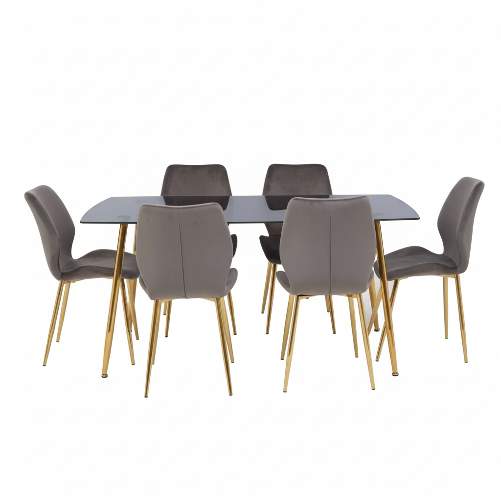 Wimslow Grey Rectangular Dining Set