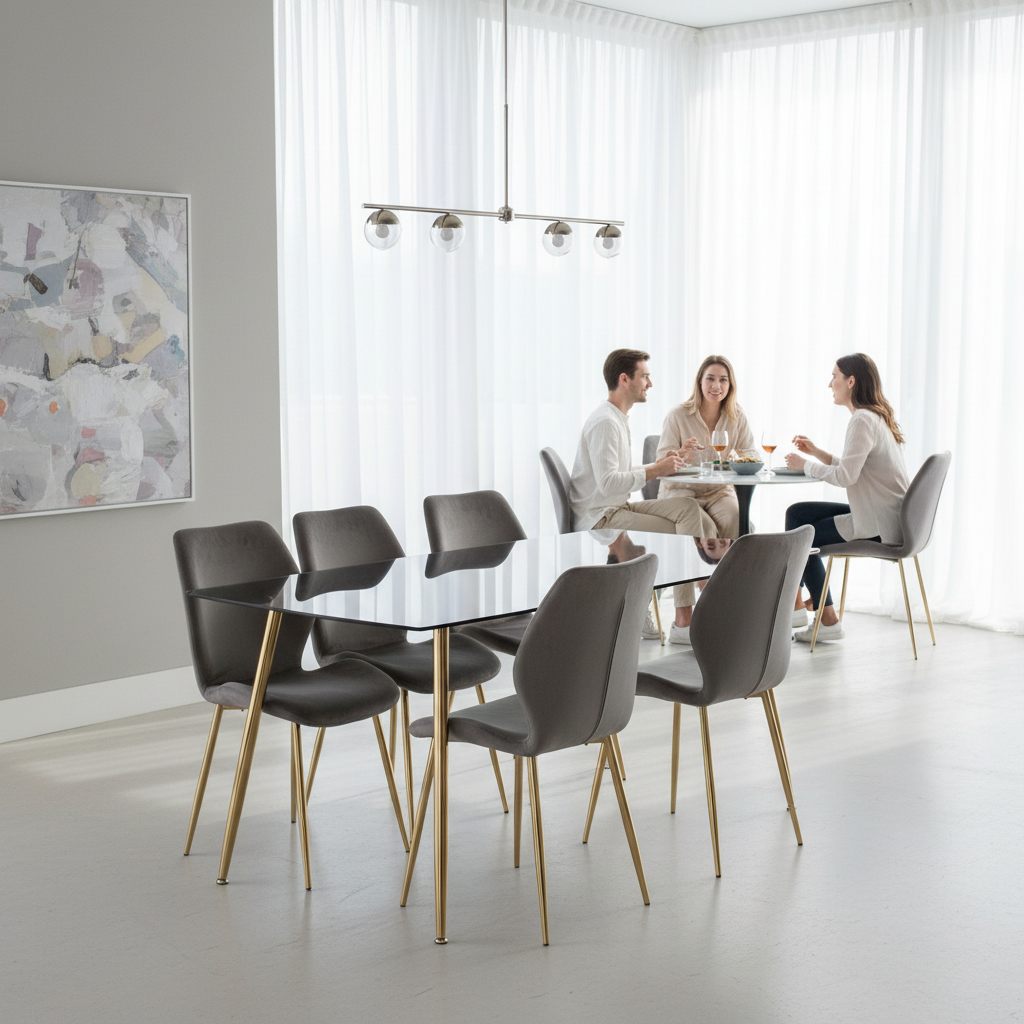 Wimslow Grey Rectangular Dining Set