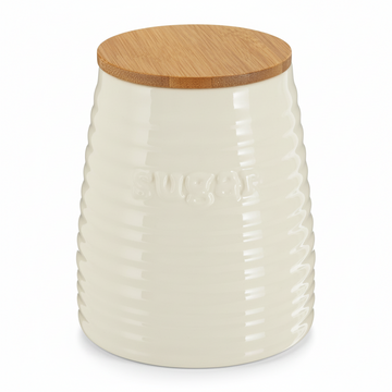 Winnie Cream Dolomite Sugar Canister