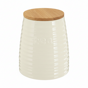 Winnie Cream Dolomite Tea Canister