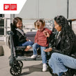 Wonderfold L2 Quad Stroller Wagon - Black