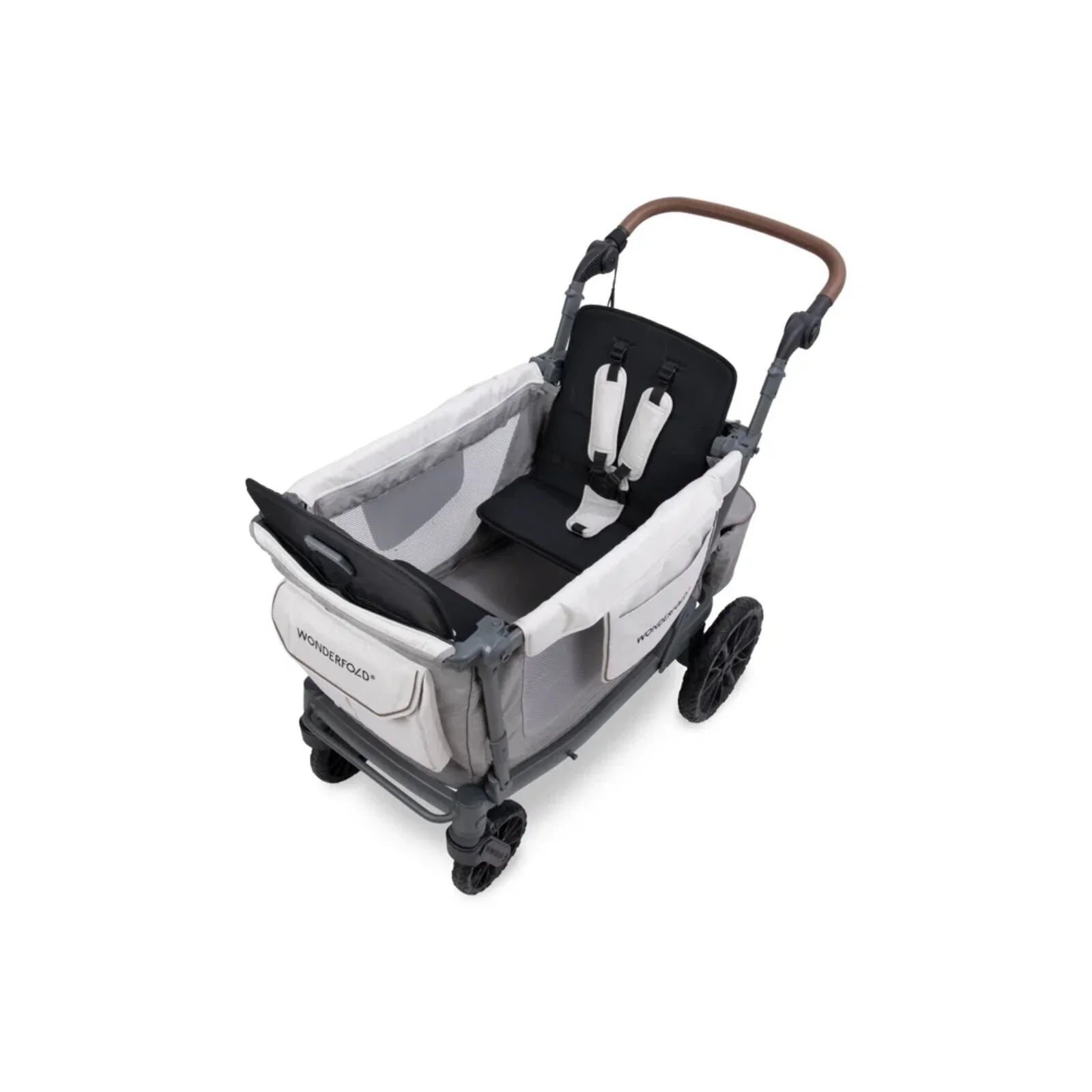 Wonderfold L2 Quad Stroller Wagon - Grey