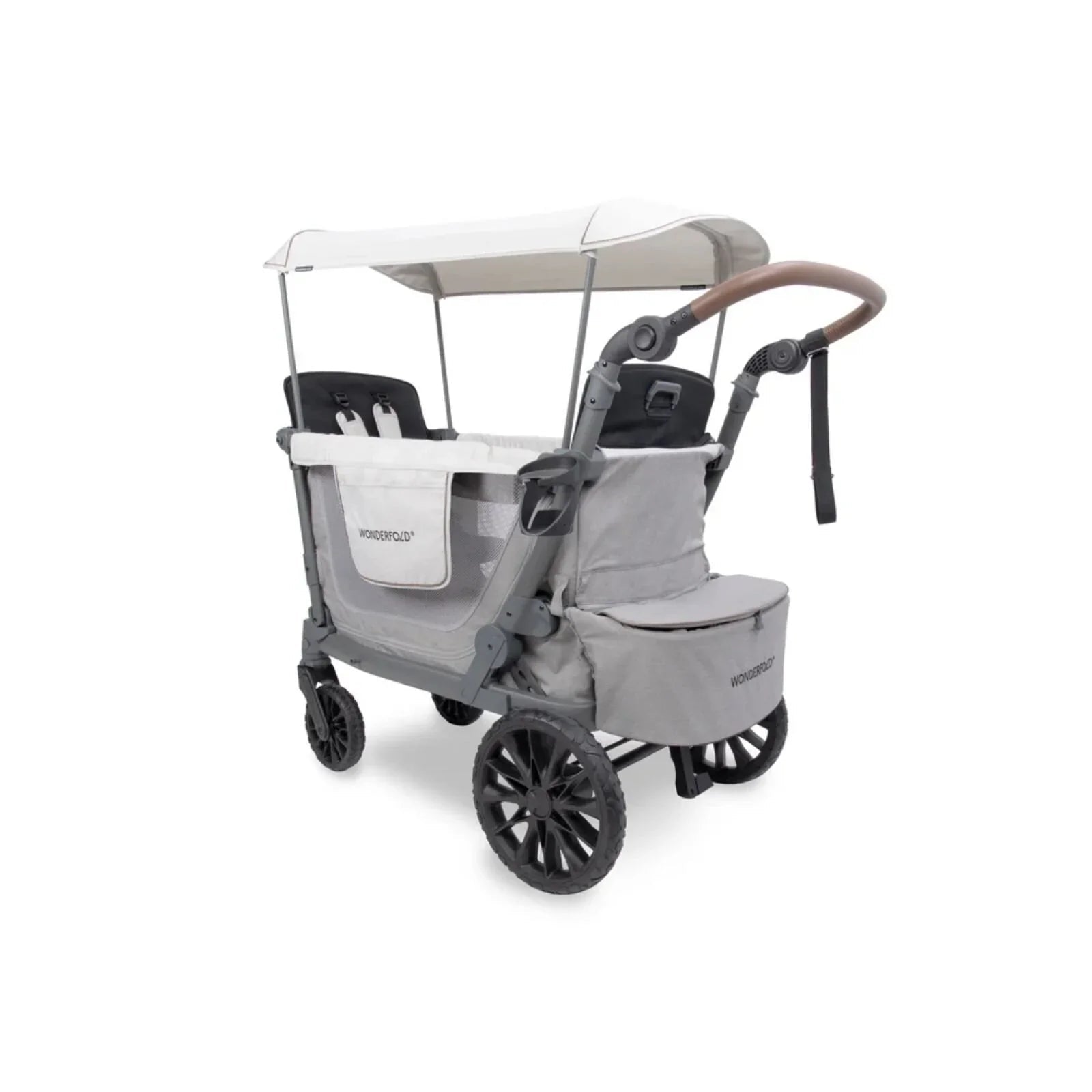 Wonderfold L2 Quad Stroller Wagon - Grey