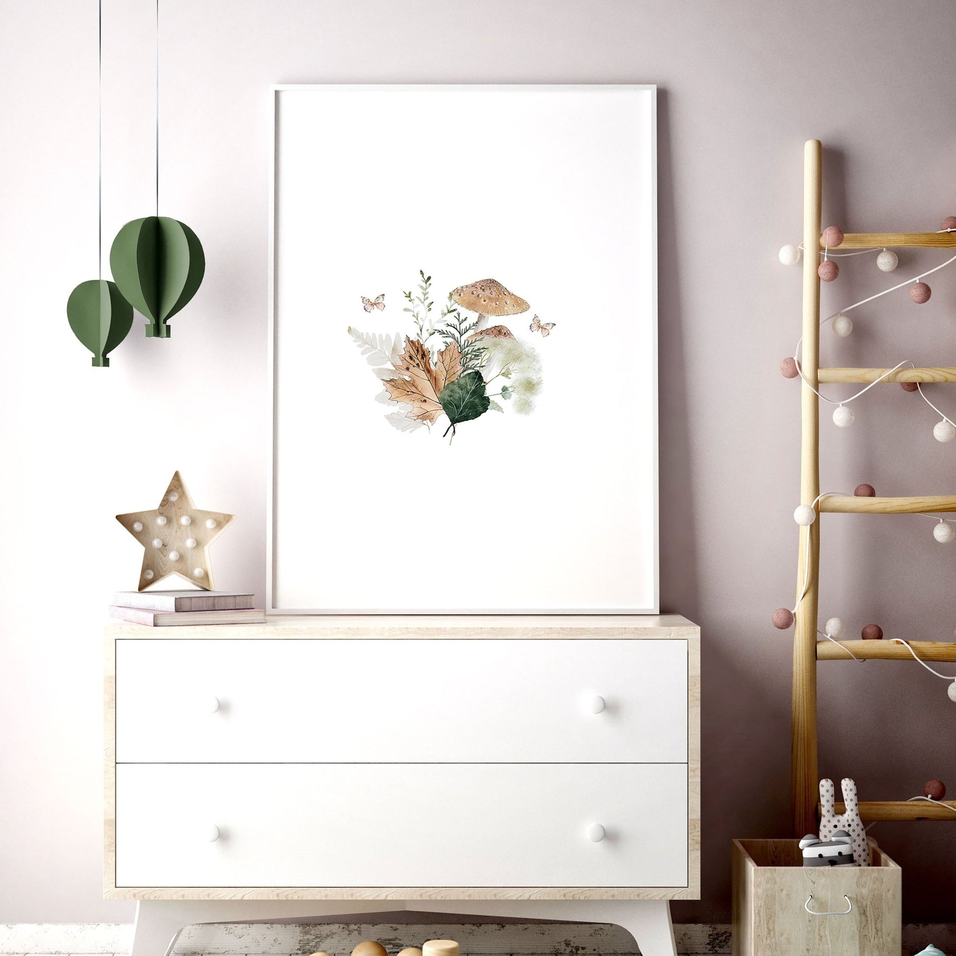 Woodland Decor For Nursery | Set of 3 wall art prints