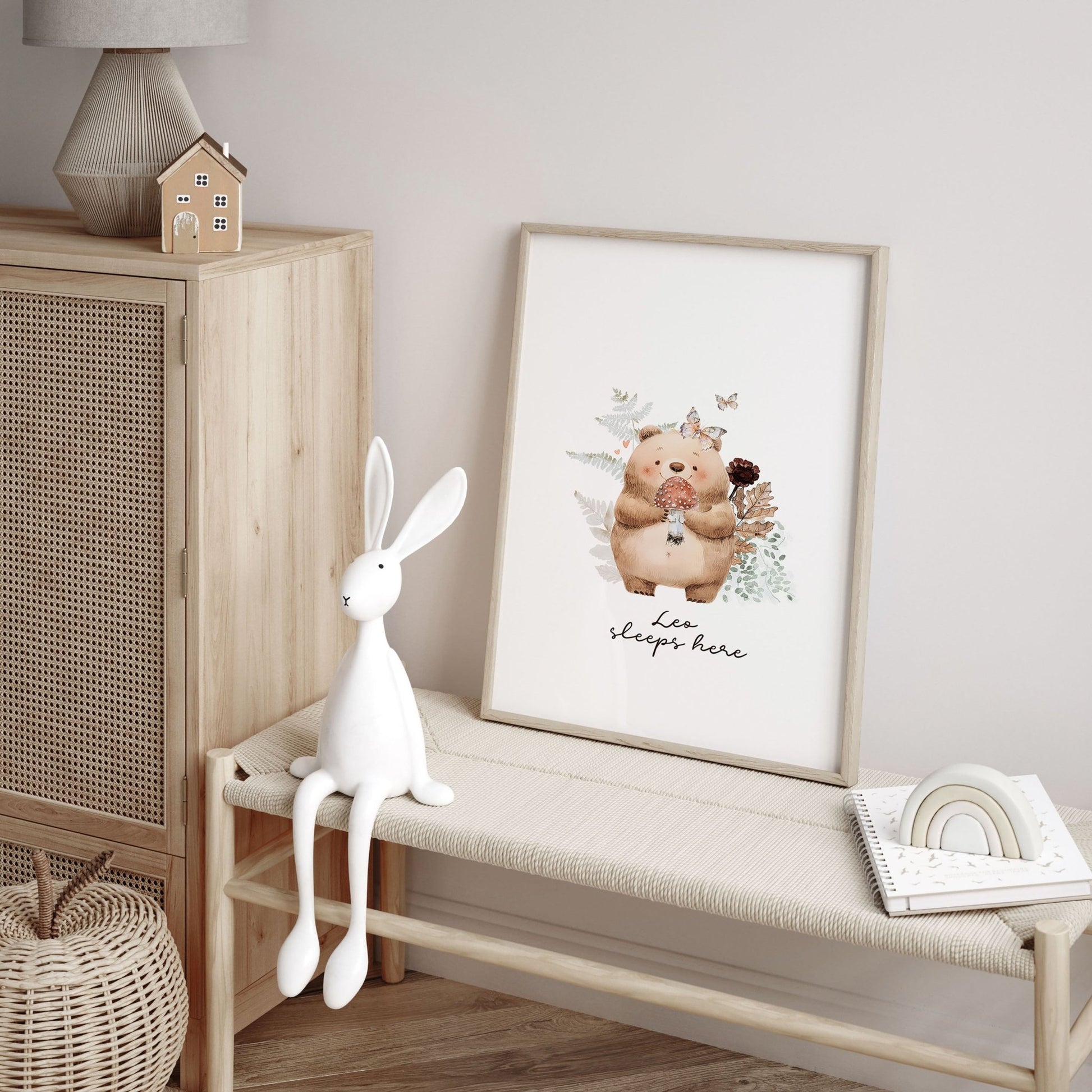 Woodland Decor For Nursery | Set of 3 wall art prints