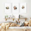 Woodland Nursery Print | Set of 3 wall art prints