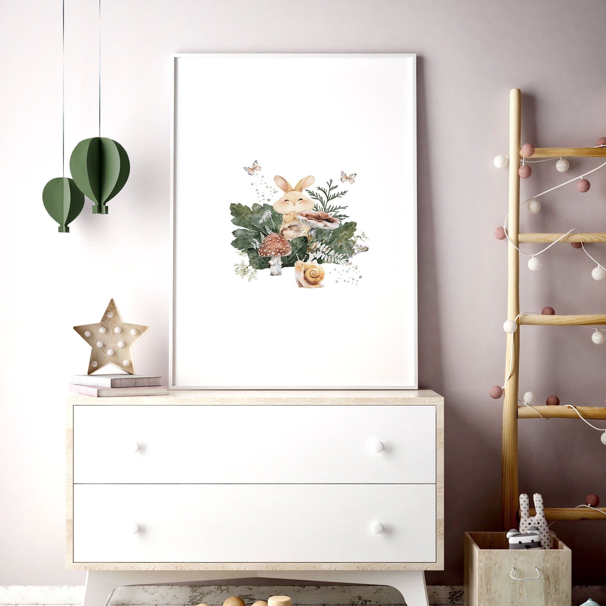 Woodland Nursery Print | Set of 3 wall art prints